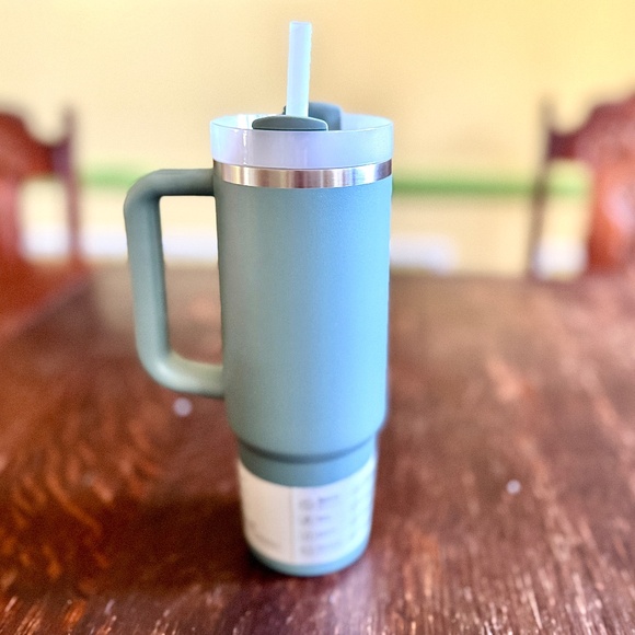 Stanley Cup Flowstate Quencher H2.0 Tumbler 30oz color Shale teal NWoT - Picture 5 of 7